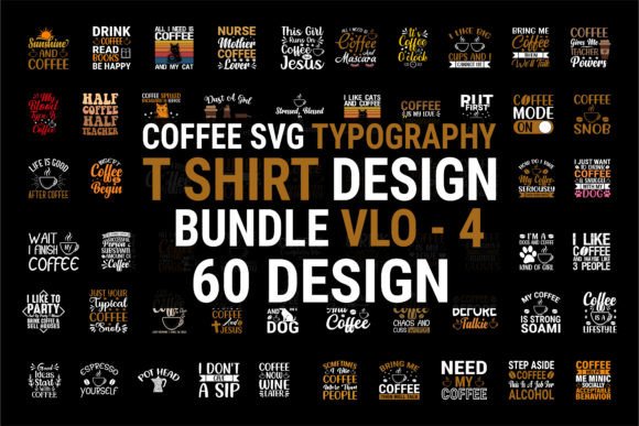 Coffee SVG Typography T-shirt Bundle Review