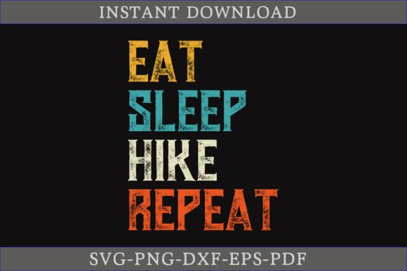 Eat Sleep Hike Repeat Camping Shirt SVG Review