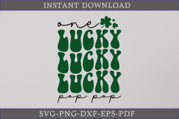 One Lucky Pop Pop Retro Gift Shirt SVG Review