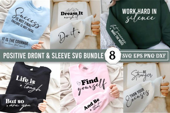 Positive Front and Sleeve SVG Bundle Review