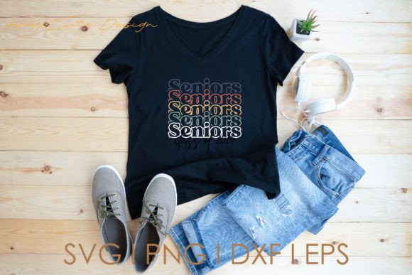 Senior 2024 Layered Retro Svg Png Review
