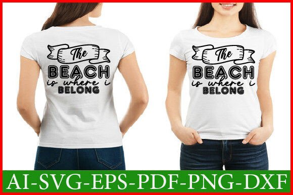 The Beach is Where I Belong Svg Design Review